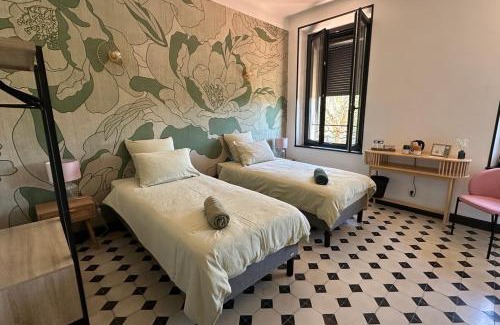 Villeneuve-Minervois Casa | Chambre Pivoine au Domaine de l'Aven