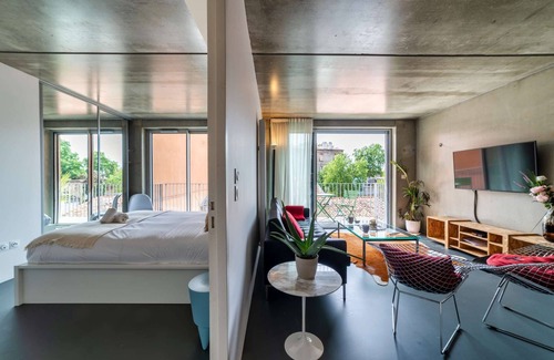 Carmes Apartamento | Chambre Simple - Vue sur Jardin