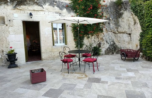 Perrusson Apartamento | Chambre Troglodyte 26m² Proche des Chateaux de la Loire des Circuits a Velo