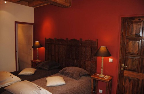 Tendu Cama Y Desayuno | chambre Capucine-Doble con dos camas-Baño con bañera-Superior-Vista al Parque
