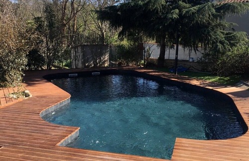 Saint-Jean-Pla-de-Corts Casa | Casa de carácter, hermosas bóvedas de piedra, piscina