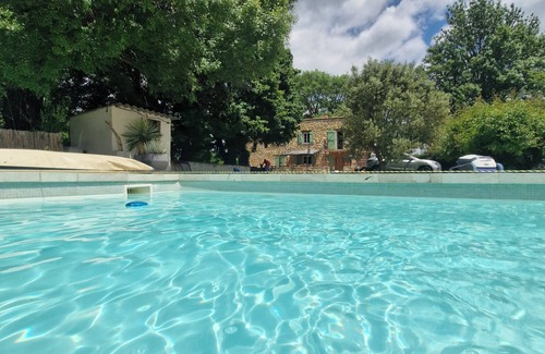 Forcalqueiret Casa | Character house with private pool, private parking, large garden and Wifi
