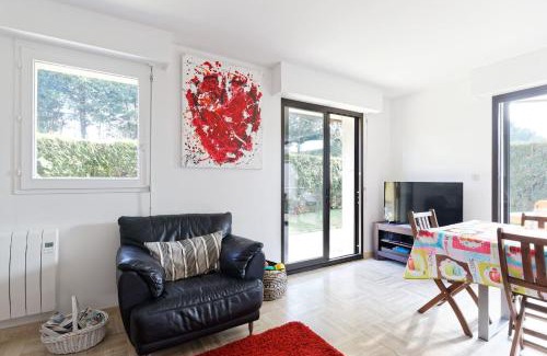 Tourgeville Apartamento | Charmant 3 pièces avec jardin à 5mn de la plage