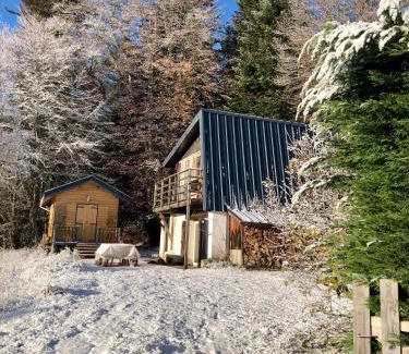 Saint-Antheme Chalet De Esquí | CHARMANT CHALET dans les monts du Forez