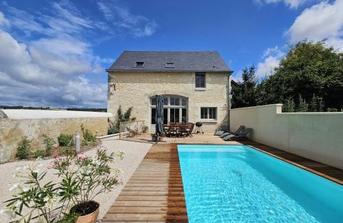 Avon-les-Roches Casa | Charmant Gîte 6 Pers avec Piscine Privée et Jardin, Avon-les-Roches - FR-1-381-629