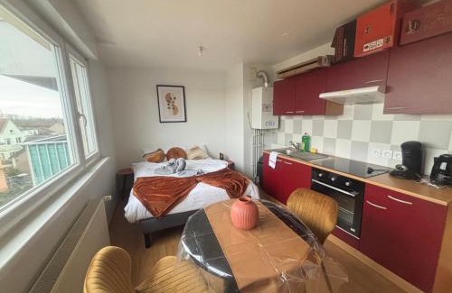 Hagondange Apartamento | Charmant Studio Parking