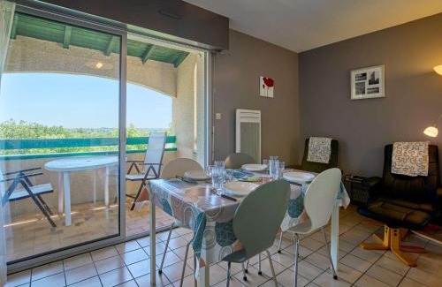 Barbotan-les-Thermes Apartamento | Charmant T2 avec balcon sud et wifi à Barbotan - FR-1-841-74