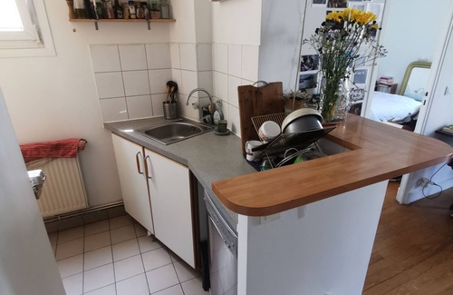 Saint-Vincent-de-Paul Apartamento | Charmant T2 Paris 19ème
