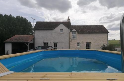 Rilly-sur-Vienne Casa | Charmante maison avec piscine et grand jardin en Touraine, proche châteaux de la Loire et Futuroscope - FR-1-381-481