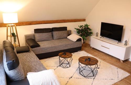 Erbach Apartamento | charmantes Apartment mit voll ausgestatteter Küche, Kingsize-Betten, Billard & Tischkicker