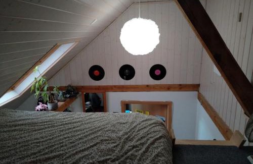 Nenzlingen Casa | Charmantes Western-Zimmer mit Veranda auf dem Raihof