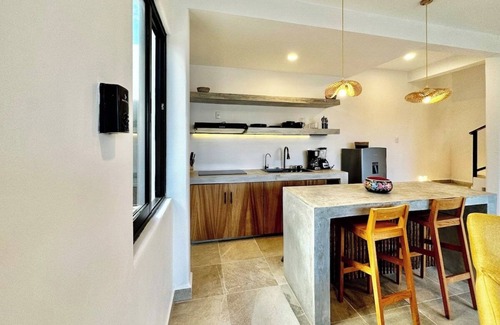 Brisas de Zicatela Casa | Charming 1-bedroom house Brisas de Zicatela with WiFi, AC, palapa,swimmingpool