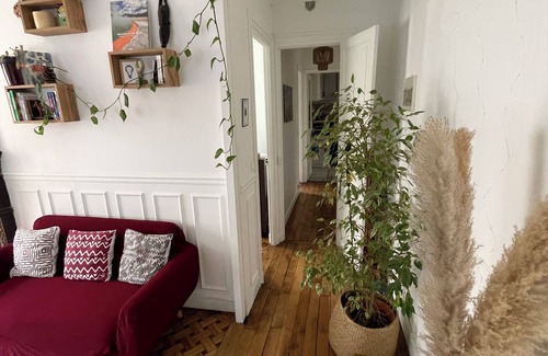 Quartier Saint-Ambroise Apartamento | Charming 1-bedroom apartment with AC, WiFi in lovely Paris