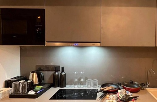 Noida Apartamento | Charming 1-bedroom city and river view apartment in pleasant Noida with WiFi, AC