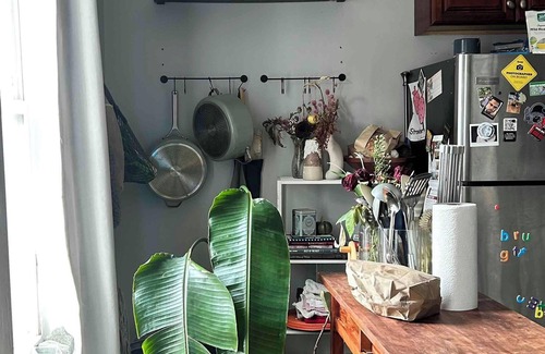 Crown Heights Apartamento | Charming 1-bedroom in a converted 2-bed, w/ office WiFi, AC in amazing Brooklyn