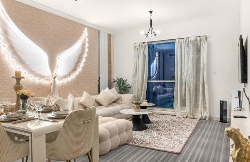 Downtown Dubai Apartamento | Charming 1BR w Burj Khalifa view