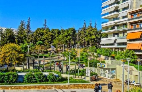 Nea Smirni Apartamento | Charming 2-bedroom apartment with AC, WiFi in lovely Nea Smirni+free parking