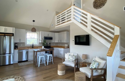 Avon Cabaña | Charming 2-bedroom, BRAND NEW custom home, linens provided, steps to the beach!