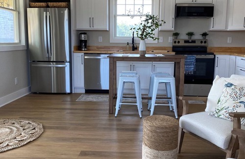 Avon Cabaña | Charming 2-bedroom, BRAND NEW custom home, linens provided, steps to the beach!