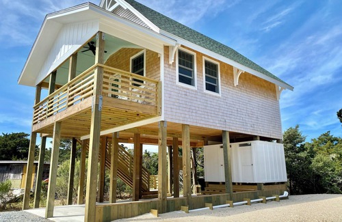 Avon Cabaña | Charming 2-bedroom, BRAND NEW custom home, linens provided, steps to the beach!