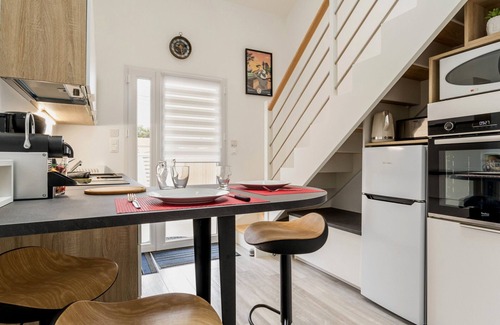 Pornic Cabaña | Casa independiente con terraza, cerca de la playa y del golf, en el corazón de Pornic
