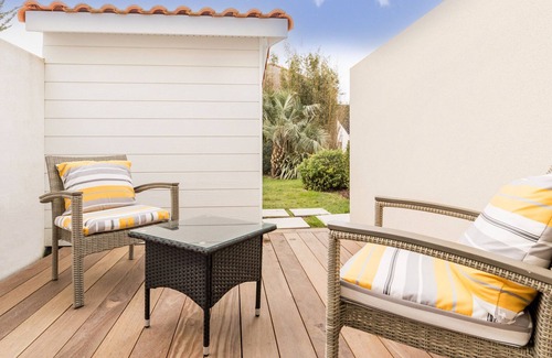 Pornic Cabaña | Casa independiente con terraza, cerca de la playa y del golf, en el corazón de Pornic