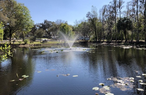 Lake Wales Cabina | Charming 2BR/1BA Cabin at Lakeside Resort