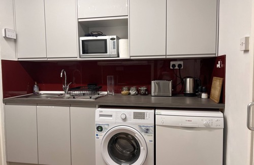 Dulwich Apartamento | Apartamento-Moderno-Baño Privado-Vista al Jardín-Glazebrook