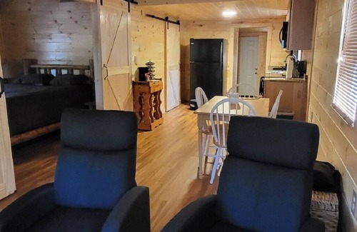Greentown Cabina | Charming 3-bedroom cabin with WiFi, AC in Promised Land State Park