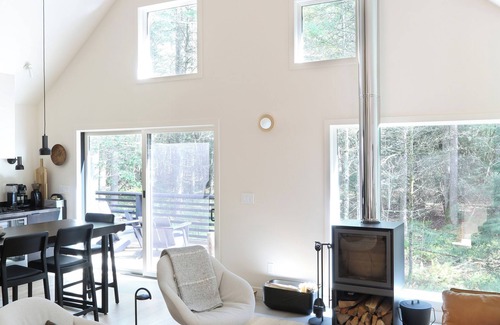 Eldred Cabina | Charming 3-bedroom cabin with deck, sauna, fitness room in Eldred