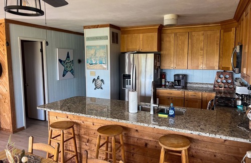 Avon Casa | Charming 3BR Oceanfront Home in Avon,NC with Full Kitchen, A/C, and WIFI