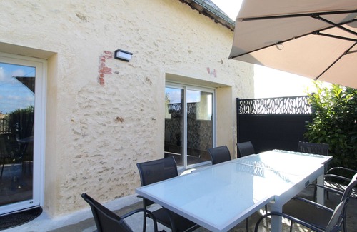 Corze Cabaña | Casa rural con spa cerca de Angers para 6 pers., jardín privado e instalaciones completas