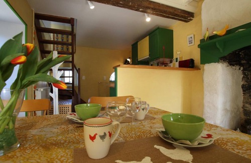 Blainville-sur-Mer Cabaña | Casa acogedora cerca de la playa con jardín privado y bicicletas