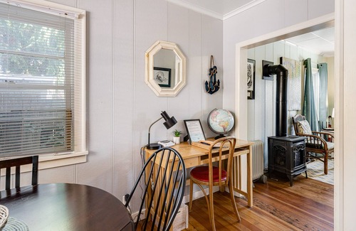 Seaside Cabaña | Charming Beach Cottage w/Deck, Gas Fireplace, Firepit, Free WiFi, Cable, & More