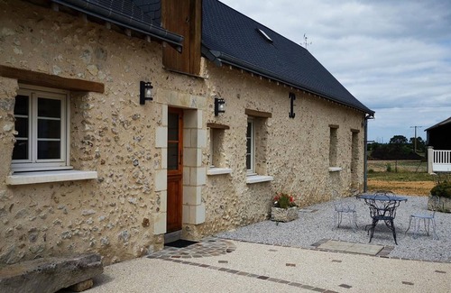 Villedieu-le-Chateau Cabaña | Casa rural con jardín, animales de granja y actividades cerca, ideal para familias