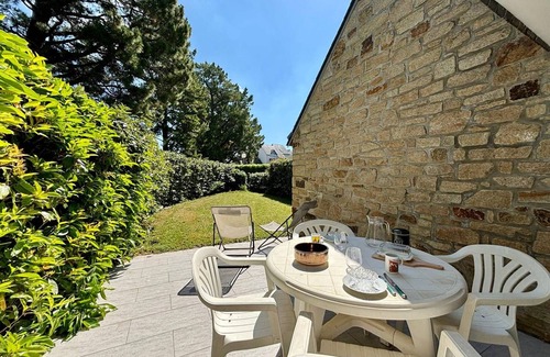 Carnac Apartamento | Carnac: apartamento con terraza para 2, cerca de la playa y tiendas