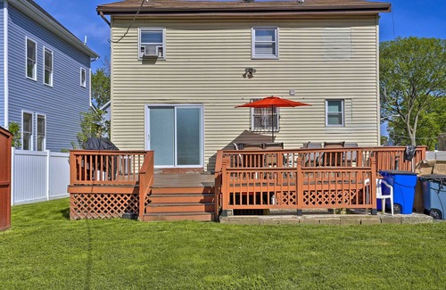 East Orange Casa | Charming, Colonial Home w/ Deck & Fenced Yard