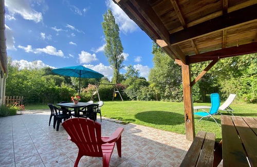 Frossay Cabaña | Casa rural con jardín privado, WiFi, cerca de Pornic