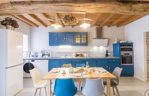 Sainte-Croix-Hague Cabaña | Casa independiente con jardín privado, cerca de la playa, equipada con todas las comodidades.