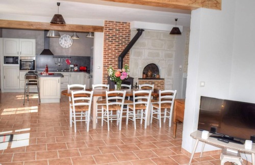 Sennevieres Cabaña | Casa de campo en Touraine: jardín privado, cerca de castillos y lago