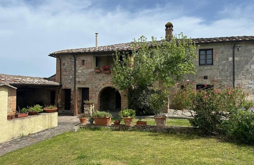 Monteroni d'Arbia Casa | Charming farmhouse with private pool and panoramic view of Siena