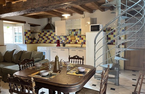 Terjat Cabaña | Casa rural con piscina, terraza privada y naturaleza en Terjat, hasta 5 personas