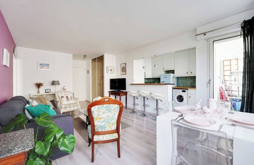 Billancourt–Rives de Seine Apartamento | Apartamento con encanto - 1 dormitorio, 2 baños - Boulogne-Billancourt