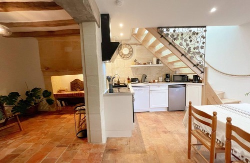 Azay-le-Rideau Cabaña | Encantadora casa con aire acondicionado, ideal para familias en el corazón de Touraine
