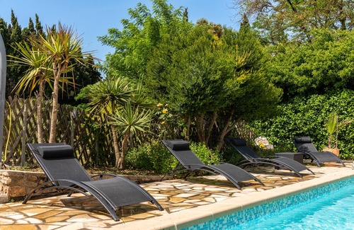 Fabrezan Casa | Encantadora casa de campo, piscina climatizada, en un viñedo a 30 minutos del mar.