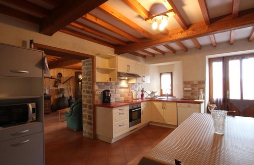 Fierville-les-Mines Cabaña | Casa encantadora con terraza cerca de playas en entorno rural