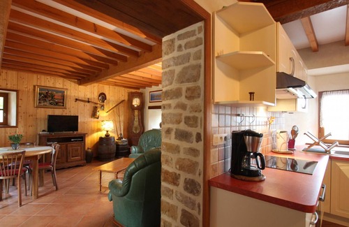 Fierville-les-Mines Cabaña | Casa encantadora con terraza cerca de playas en entorno rural