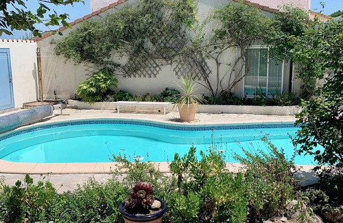 Cabestany Casa | Villa con piscina grande sin vis-à-vis en alta mar cerca de Roussillon para 6 pers.
