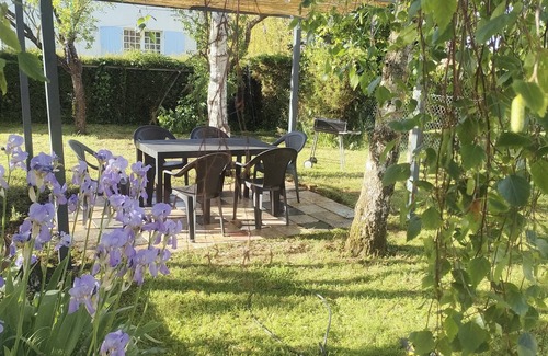 La Jarrie Casa | Entre mer et campagne-Casa-Familiar-Baño con bañera-Vista al Jardín