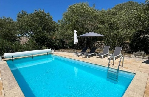 Chandolas Casa | Charming house with swimming pool, garden and breathtaking view of the Cévennes, Ardèche